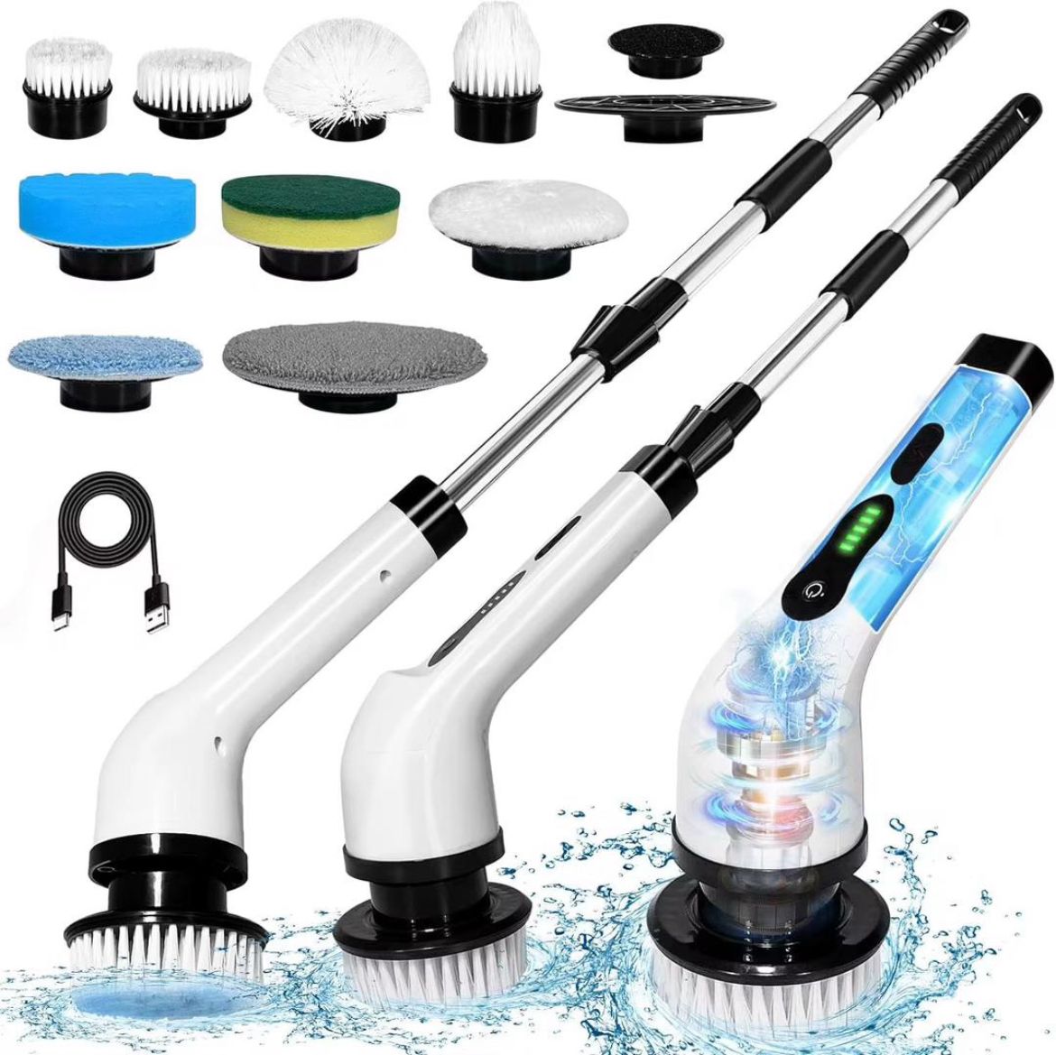 Nettoyage Facile Sans Effort – Brosse Électrique Tout-en-Un