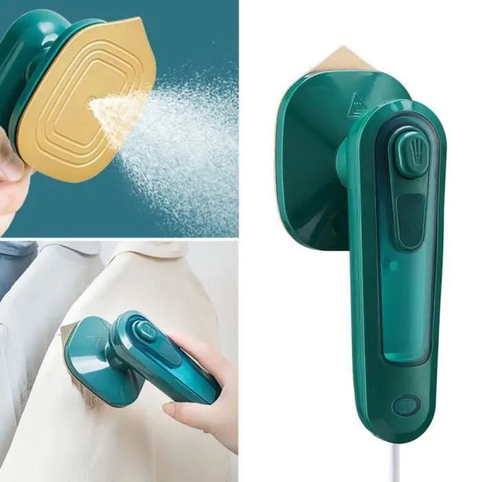 Fer à vapeur portable 2-en-1 – Repassage et défroissage instantané
